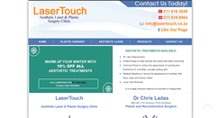 Desktop Screenshot of lasertouch.co.za