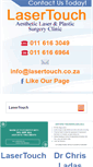 Mobile Screenshot of lasertouch.co.za